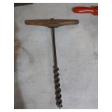 3 T-Handle Wood Augers