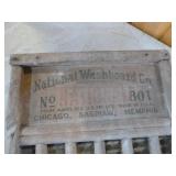 Vintage Washboard with MN License Plate