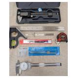 Assorted Measuring and Cutting Tools Set