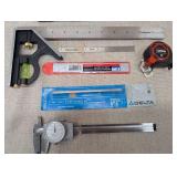 Assorted Measuring and Cutting Tools Set