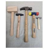 Collection of Five Hammers