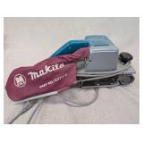 Makita Belt Sander with Sanding Belts