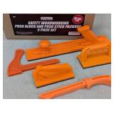 Fulton Safety Woodworking Push Block and Stick Set