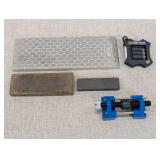 Knife Sharpening Kit with Stones and Accessories