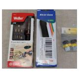 Woodburning Kit, Heat Gun, and Magnetic Clamp Set