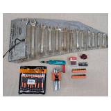 Assorted Tool Set with Wrenches and Screwdrivers