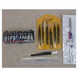 Precision Craft Tool Set with Tweezers and Hooks