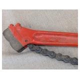 Set of Fuller and Ridgid Pipe Wrenches