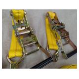 Set of Ratchet Tie Down Straps