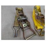 Set of Ratchet Tie Down Straps