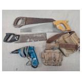 Vintage Hand Tools and Makita Drywall Screwdriver Set