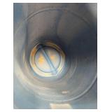 Set of Three Blue Plastic Drums