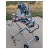Bosch Miter Saw with Rolling Stand and Tenryu Blade