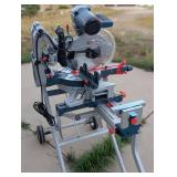 Bosch Miter Saw with Rolling Stand and Tenryu Blade