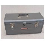 Craftsman Metal Toolbox with Assorted Hand Tools