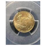 2016 AMERICAN GOLD EAGLE 1/10TH OZ .999 FINE GOLD PCGS MS70