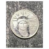 2002 AMERICAN PLATINUM EAGLE 1/10TH OZ .9995 FINE PLATINUM
