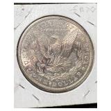 1881-S US MORGAN SILVER DOLLAR AU58