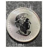 2015 CANADIAN OWL 1 TROY OZ .9999 FINE SILVER