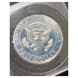 1964 US PROOF KENNEDY HALF DOLLAR IN CASE