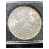 1885-O US MORGAN SILVER DOLLAR IN CASE