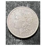 1886 US MORGAN SILVER DOLLAR