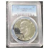 1976-S US SILVER EISENHOWER DOLLAR PCGS PR69CAM SILVER