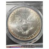 2016 AMERICAN SILVER EAGLE PCGS MS69