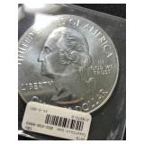 5 TROY OZ .999 FINE SILVER WASHINGTON QUARTER ROUND