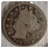 1883 5 Cent No Cents