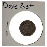 1853-O Seated Liberty Half Dime, Type 3, with Arrows at the Date.