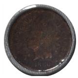 1880 Indian Head Cent, Grade G4 (Good-4)