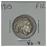 1915 & 1917 Indian Head Buffalo Nickels