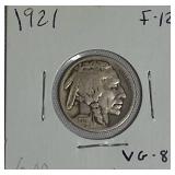 1921 & 1923- Indian Head Buffalo Nickels