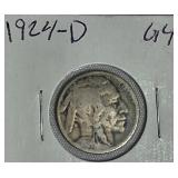 1924-D & 1925-S Indian Head Buffalo Nickels