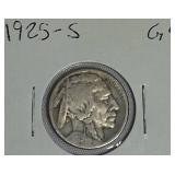 1924-D & 1925-S Indian Head Buffalo Nickels