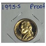 1975, 1976, 1977 & 1978 Jefferson Nickel Clad Proofs