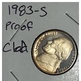 1980, 1981,1982 & 1983 Jefferson Nickel Clad Proofs