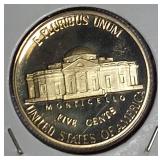 1984,1985,1986 & 1987 Jefferson Nickel Clad Proofs