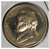 1988,1989,1990 & 1991 Jefferson Nickel Clad Proofs