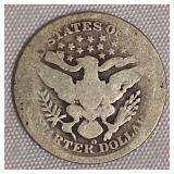 1899-O Barber Quarter