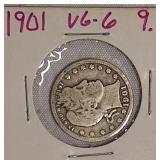 1901 Barber Quarter