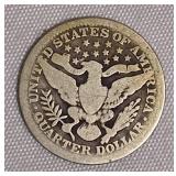 1909 Barber Quarter
