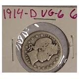 1914-D Barber Quarter