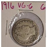 1916 Barber Quarter