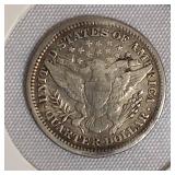 1895 Barber Quarter