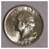 1962-D MS62 & 1962-D MS63 Washington Silver  Quarters