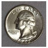 1962-D MS62 & 1962-D MS63 Washington Silver  Quarters