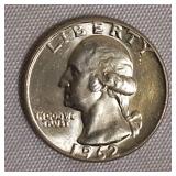 1962-D MS63 & 1962-D MS65 Washington Silver Quarters