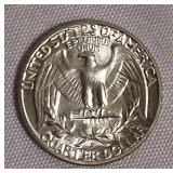 1962-D MS63 & 1962-D MS65 Washington Silver Quarters